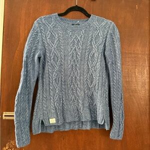 Polo Ralph Lauren Light Blue Cable Knit Sweater